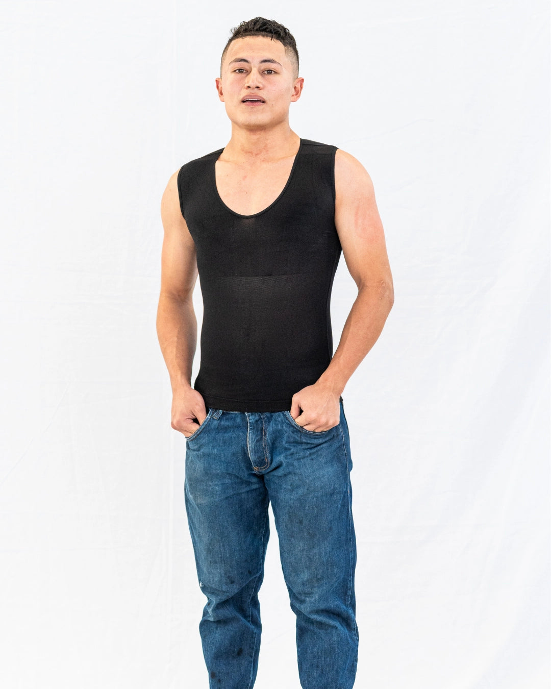Camisilla moldeadora masculina