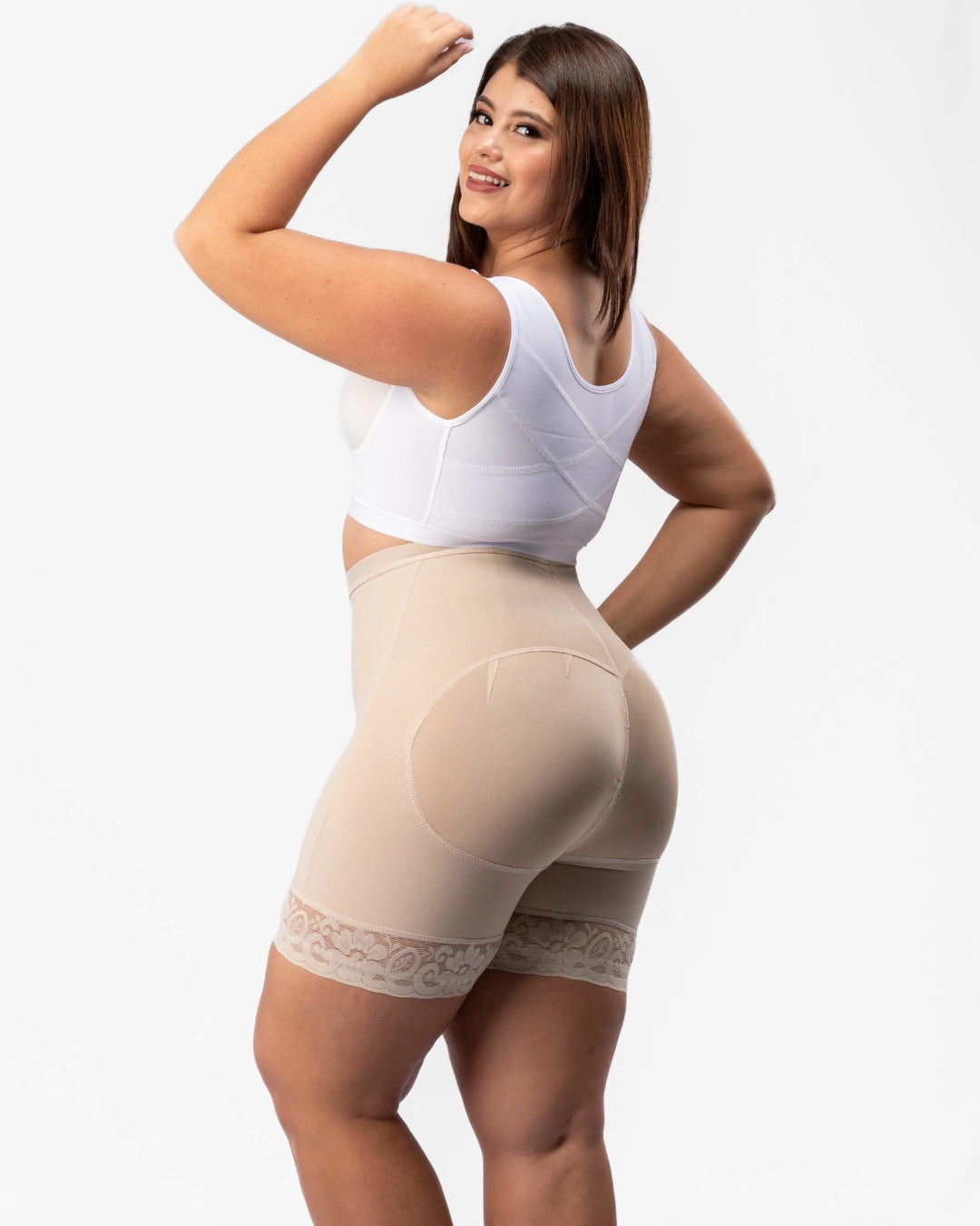 Short Broche Tiro Alto – Compresión Alta