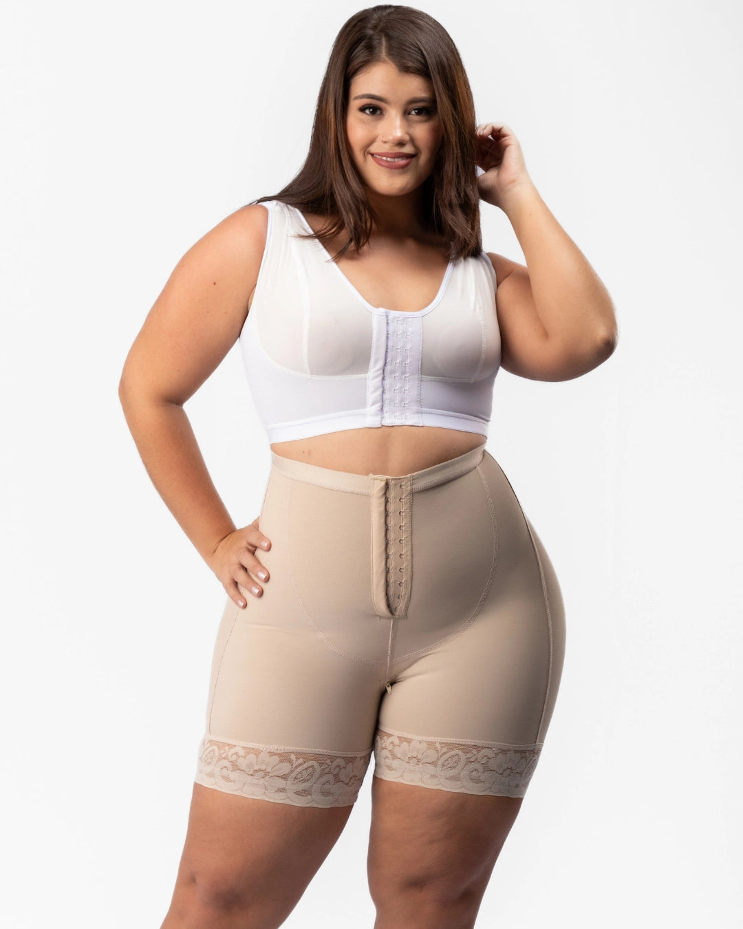 Short Broche Tiro Alto – Compresión Alta