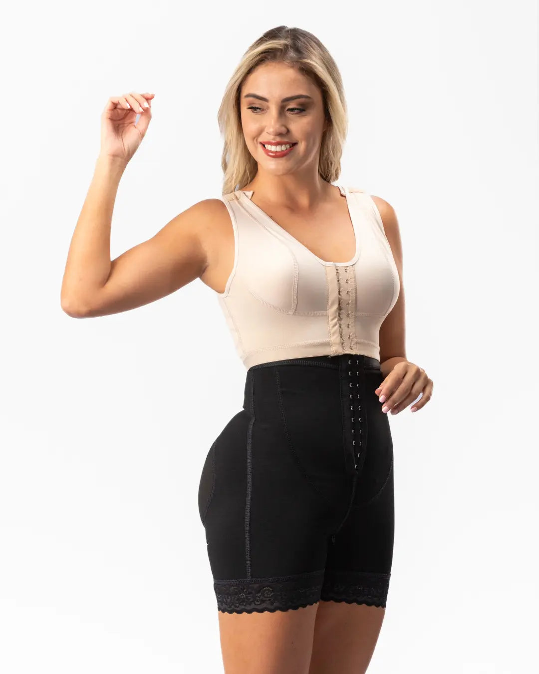 Short Broche Tiro Alto – Compresión Alta