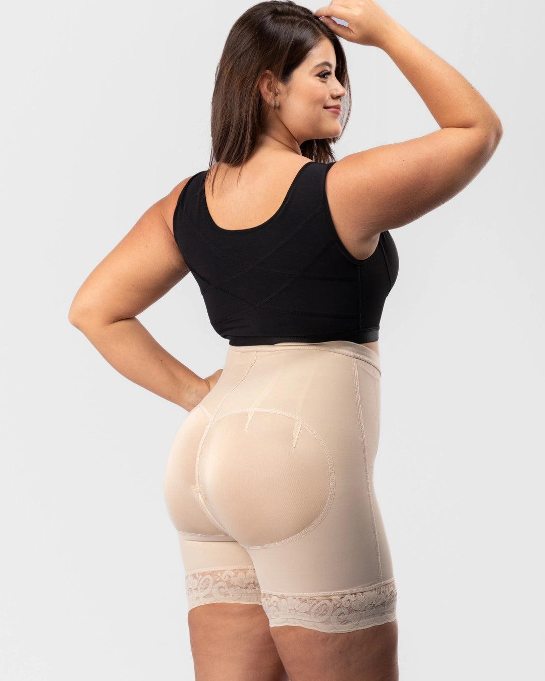 Short Broche Tiro Alto – Compresión Alta