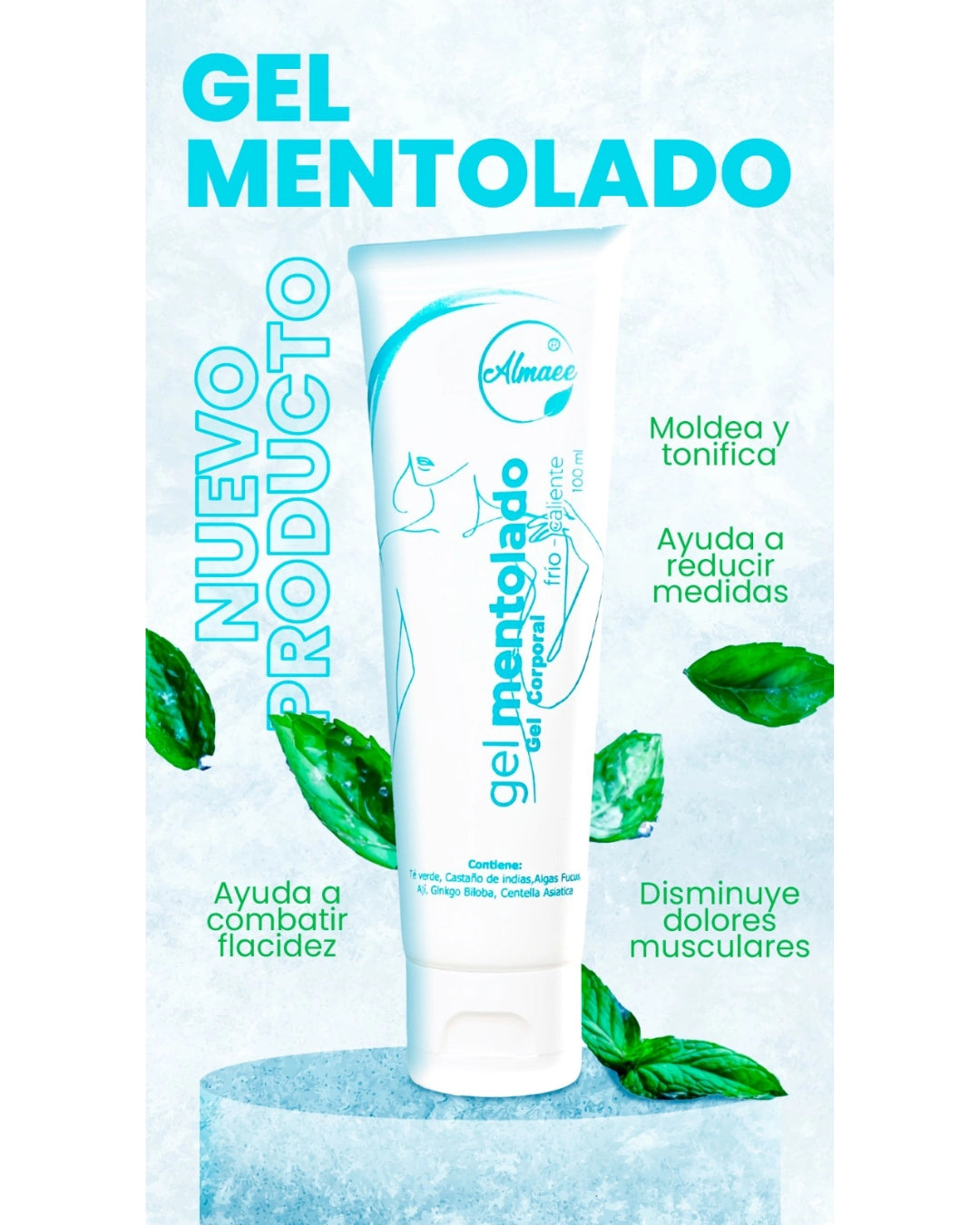Gel corporal mentolado