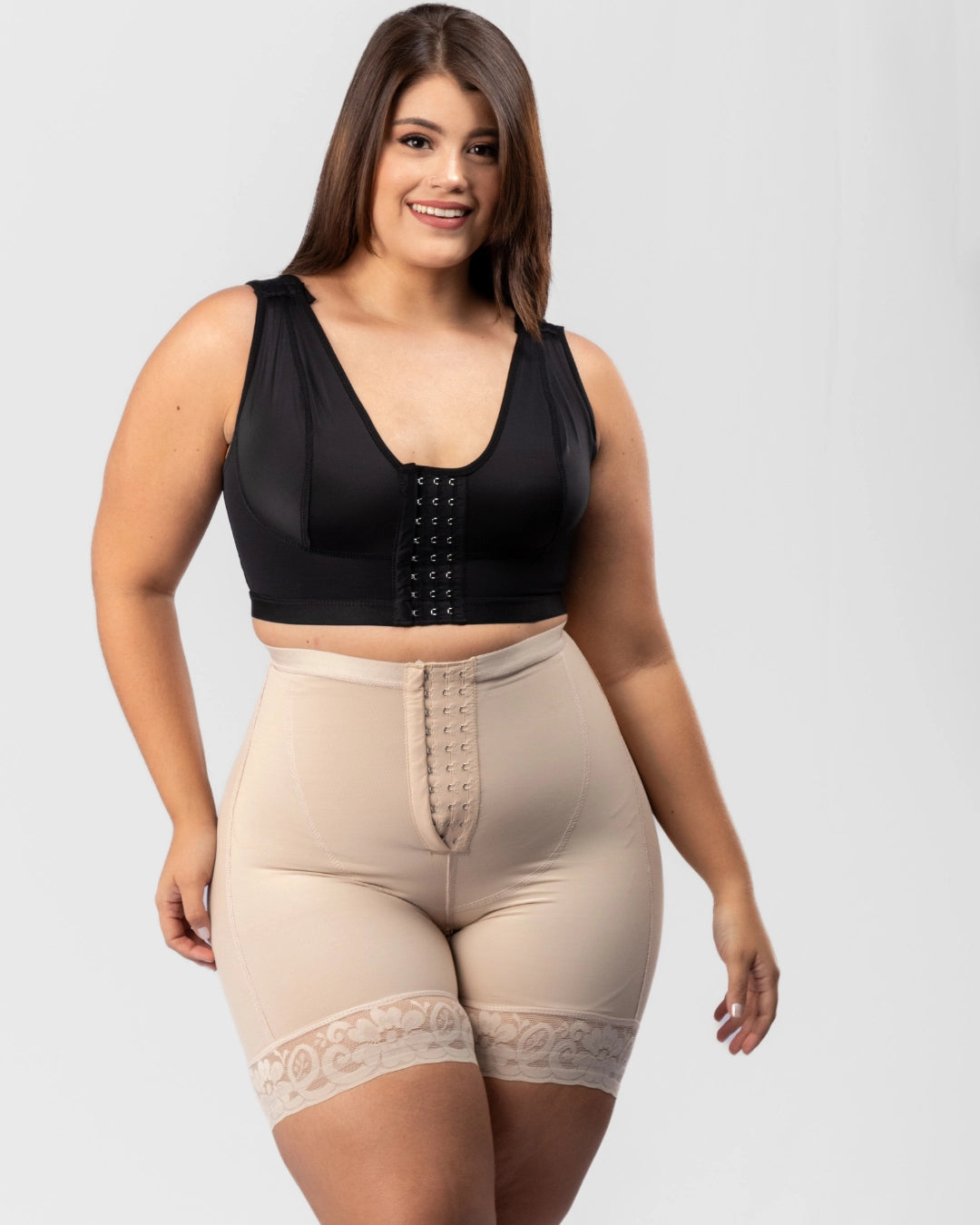 Short Broche Tiro Alto – Compresión Alta