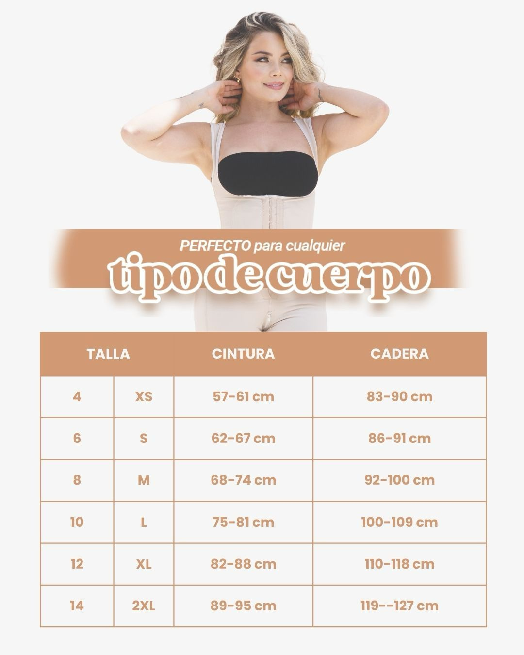 Body Moldeador con Mangas