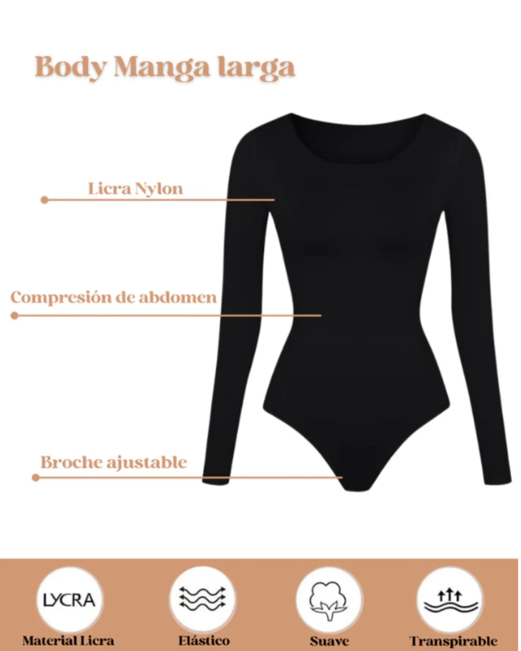 Body manga larga