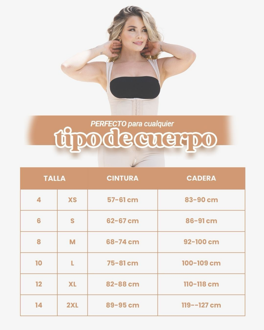 Body Moldeador con Mangas